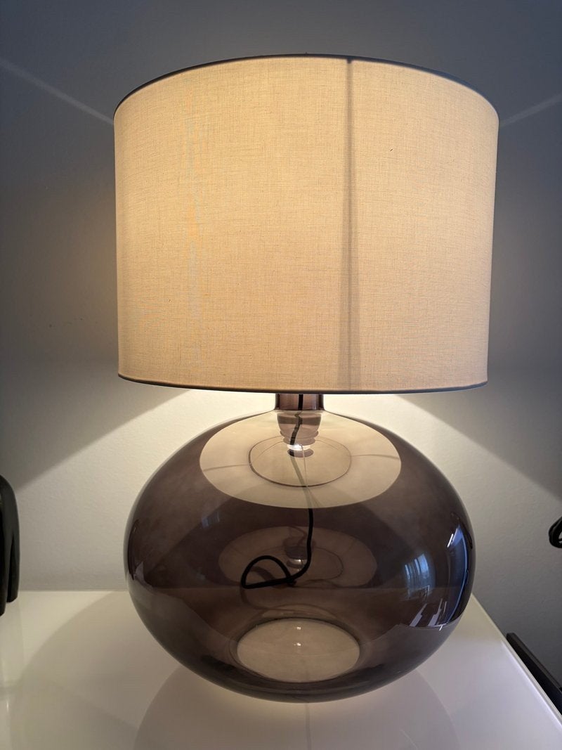 2 x design tafellamp van Anne Nilsson, Ophalen, Met schakelaar, E27 (groot), Grijs