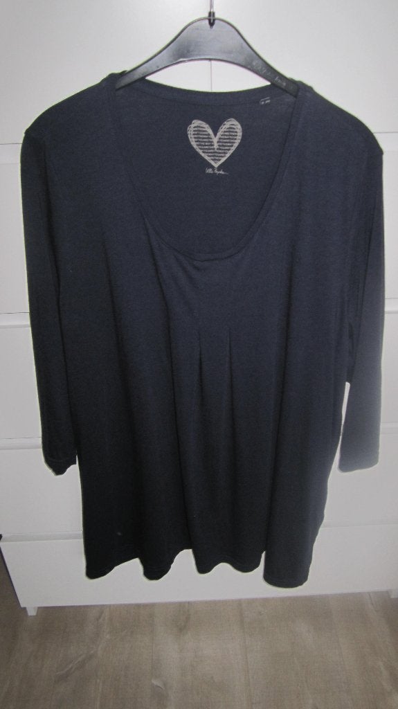 Ulla Popken blauwe A-lijn shirt driekwart mouw maat 46/48., Blauw, Maat 46/48 (XL) of groter, Ulla Popken, Ophalen of Verzenden