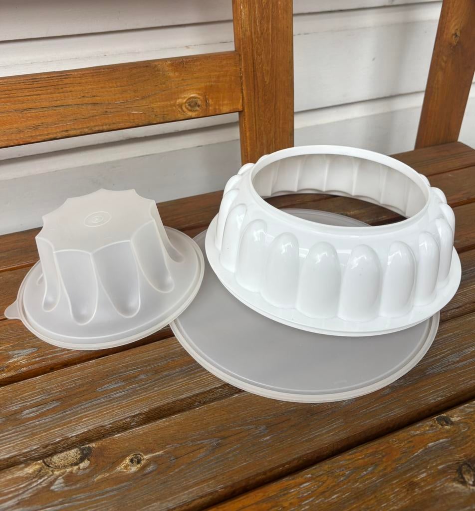 Vintage Tupperware gastronoom rijstrand tulband puddingvorm, Huis en Inrichting, Keuken | Tupperware, Ophalen of Verzenden, Zo goed als nieuw