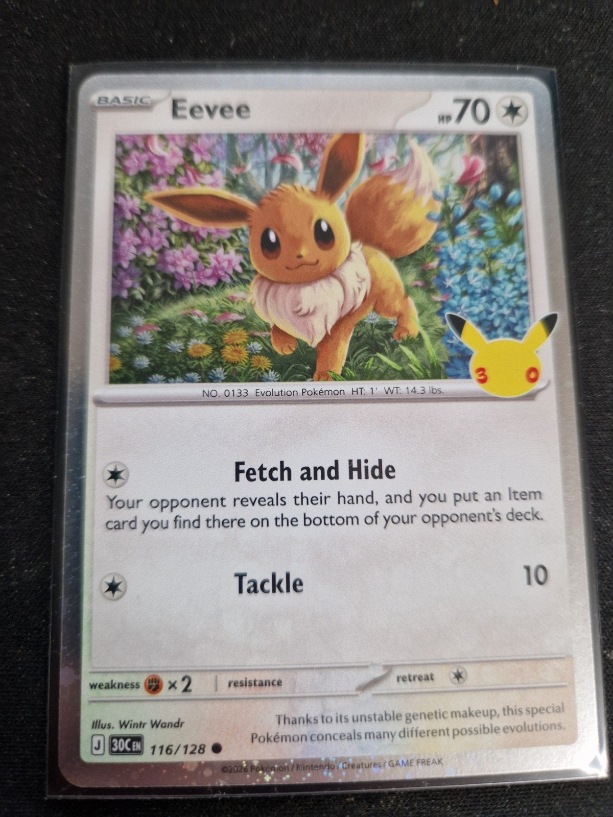 Pokémon Eevee Celebrations Kaart 116/128, Ophalen of Verzenden, Nieuw, Losse kaart