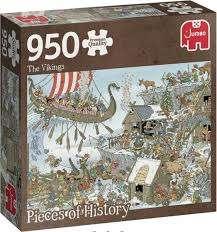 Pieces of History: The Vikings 950 stukjes, Ophalen of Verzenden, 500 t/m 1500 stukjes, Nieuw, Legpuzzel