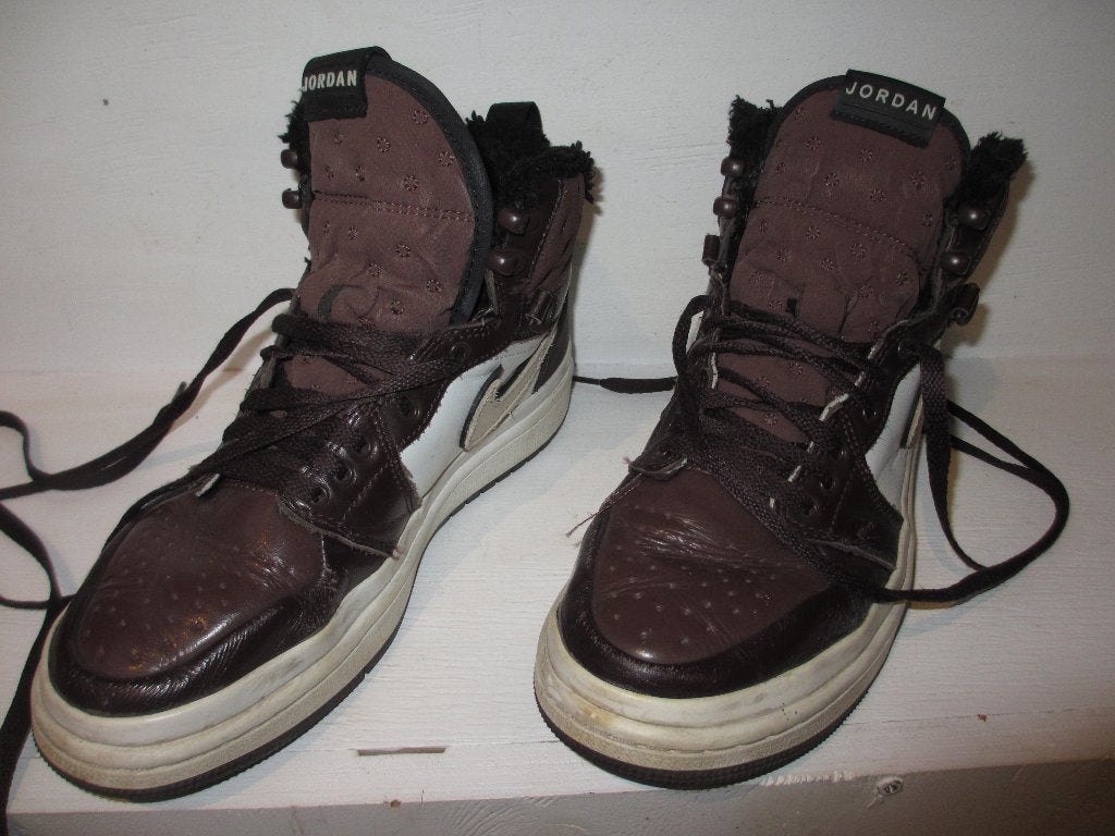 nike Air Jordan 1 mid acclimate  licht gedragen maat 38, Wit, Nike, Ophalen of Verzenden, Sneakers of Gympen