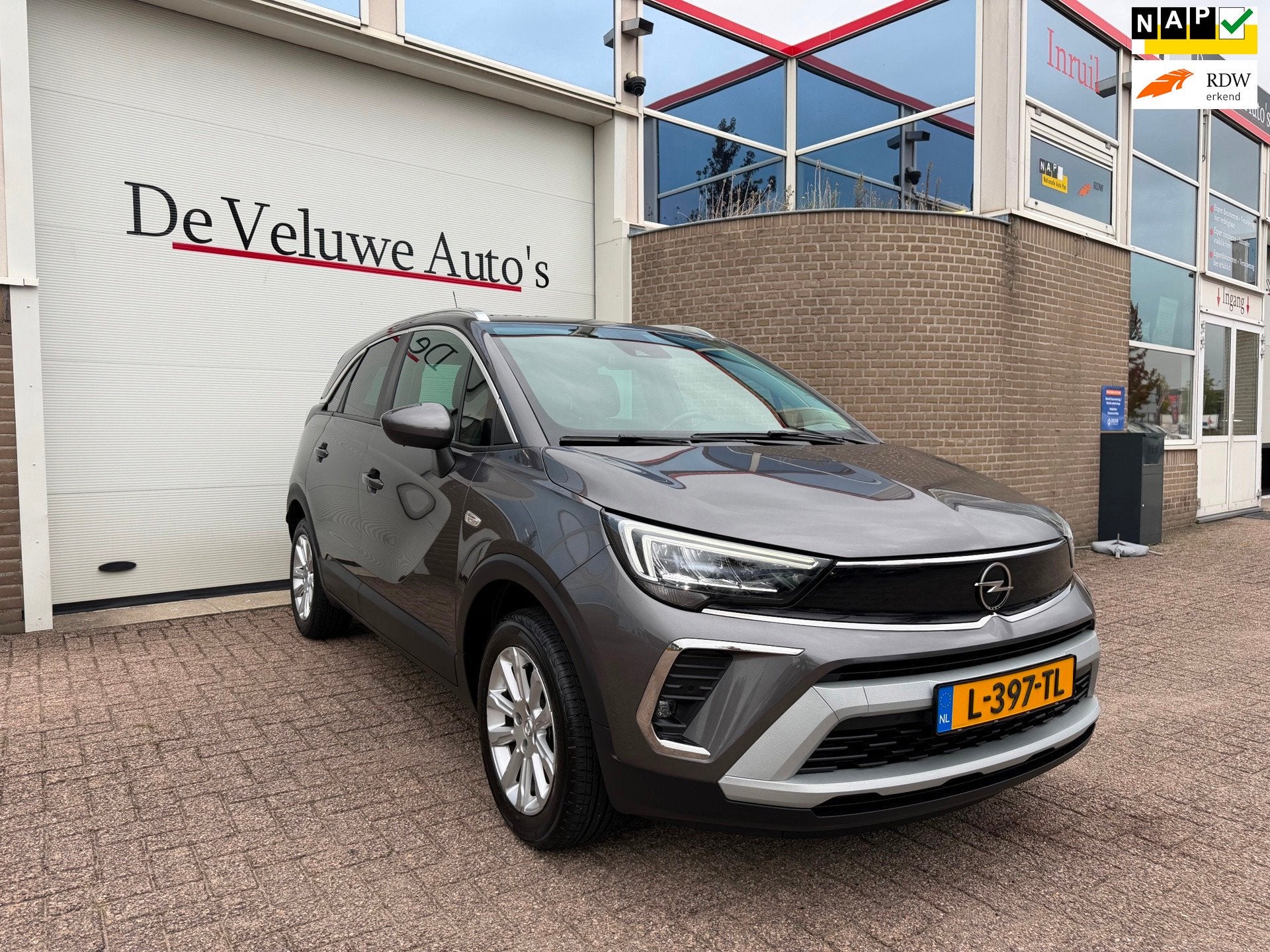 Opel Crossland 1.2 Turbo Elegance|Camera|Automaat|1e eig.|, Dealer onderhouden, Gebruikt, Euro 6, 1199 cc