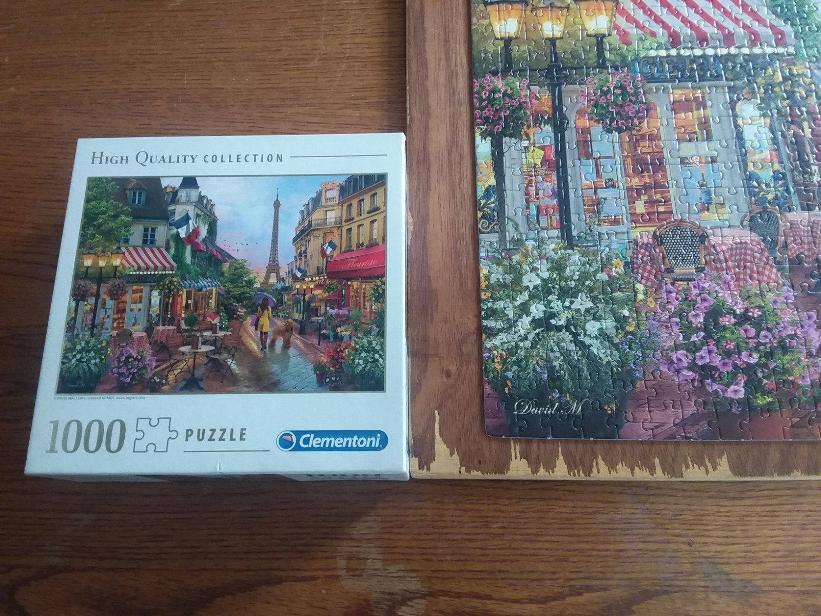 Puzzel 1000 stukjes van Clementoni, Ophalen, 500 t/m 1500 stukjes, Zo goed als nieuw