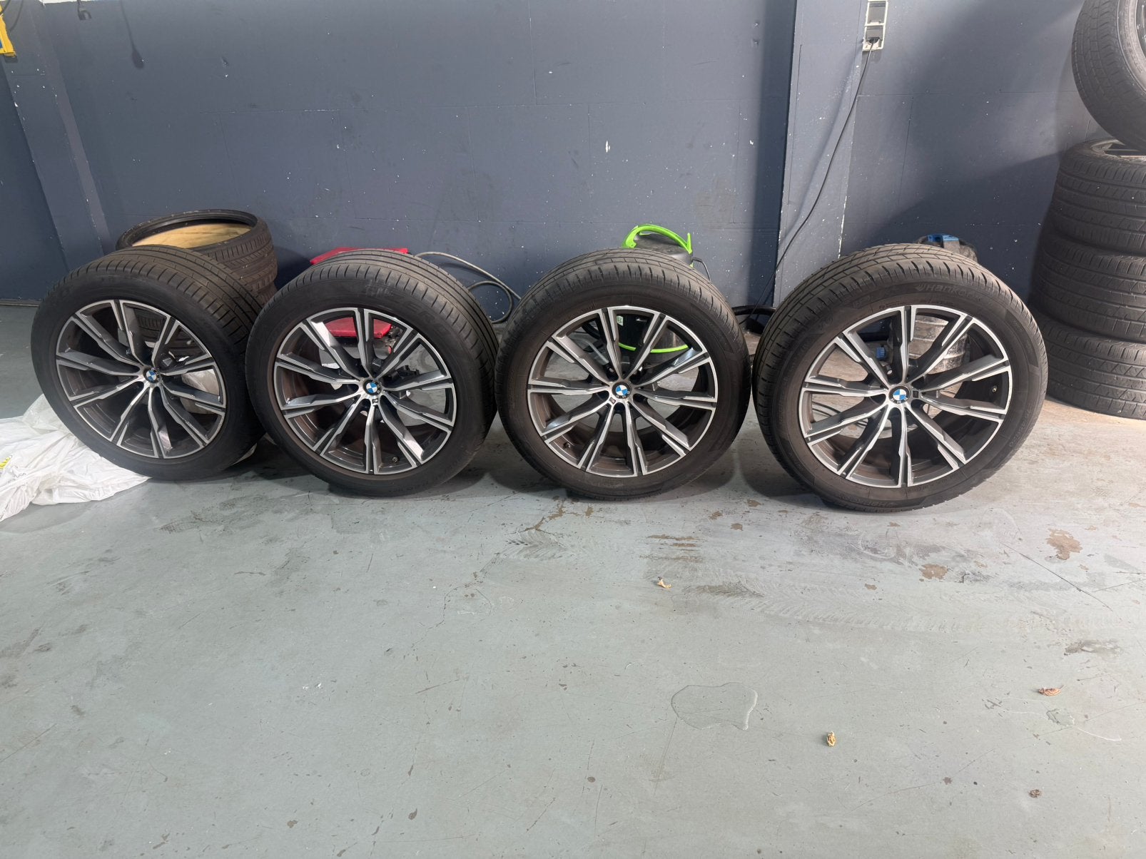 BMW x5 20 inch velgen met zomerbanden - gebruikt, Ophalen, Gebruikt, 275 mm, Banden en Velgen