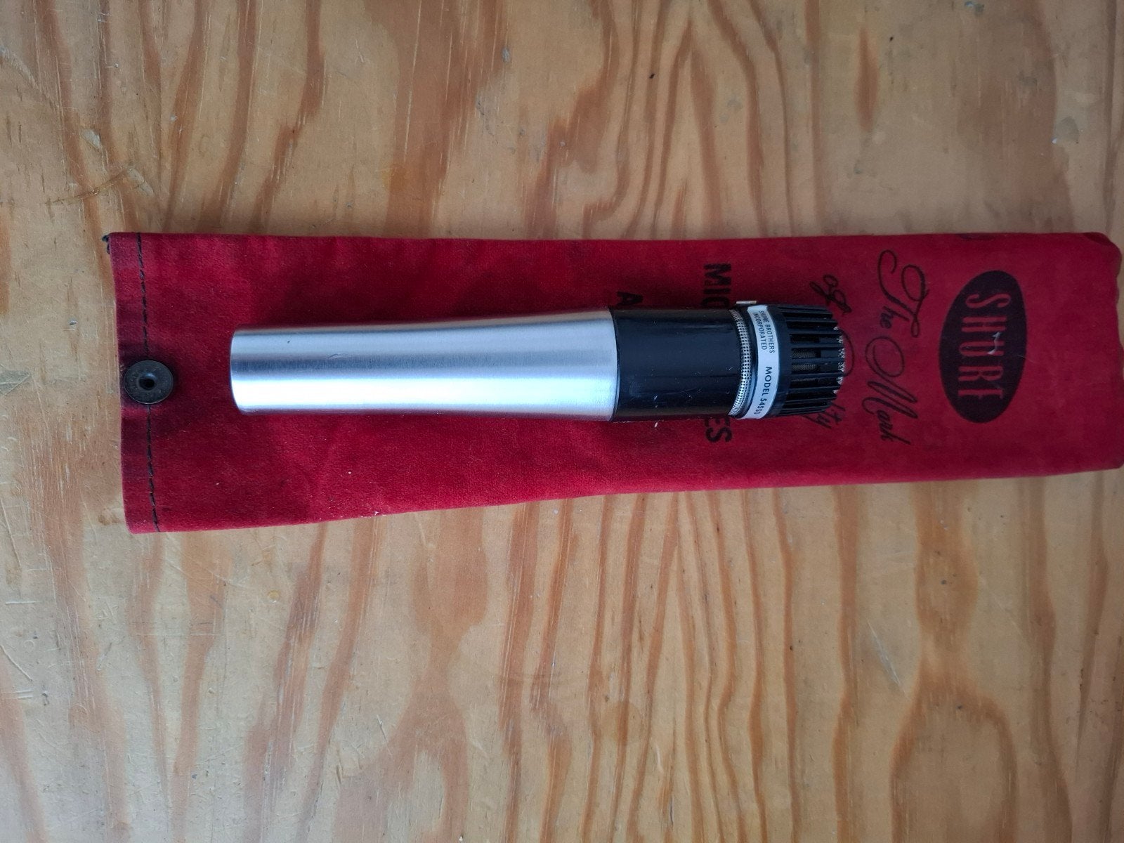Vintage Shure Unidyne III Dynamische Microfoon met Hoes, Muziek en Instrumenten, Microfoons, Ophalen