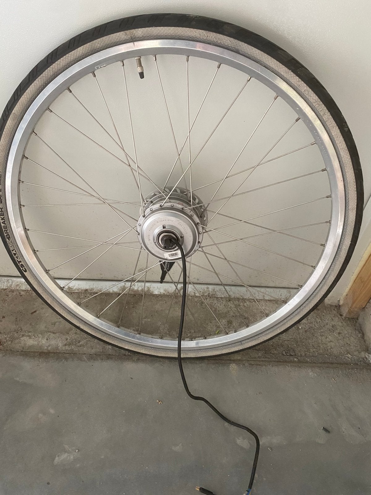 Cortina ecomo voorwielmotor 24v 250w, Fietsen en Brommers, Ophalen of Verzenden, Zo goed als nieuw