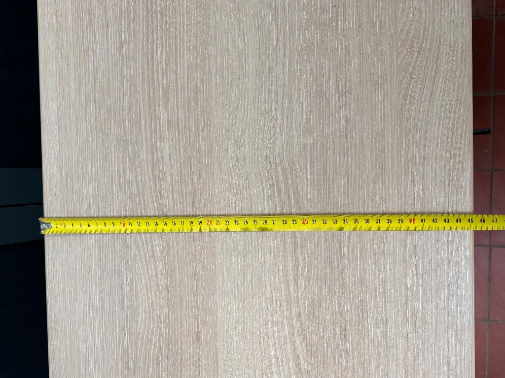 Grijze Metalen Roldeurkast met Houten Top Kantoorkast, Ophalen, Overige materialen, 50 tot 100 cm, Zo goed als nieuw
