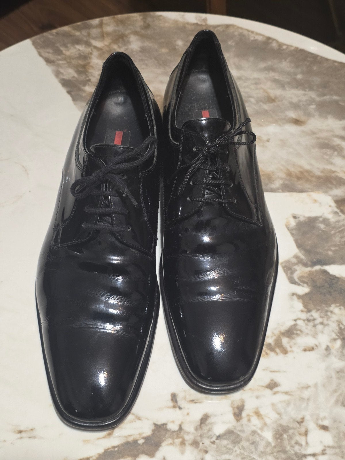 Lloyd nette schoenen, glanzend zwart echt leer, maat 42,5, Ophalen, Zwart, Lloyd, Zo goed als nieuw