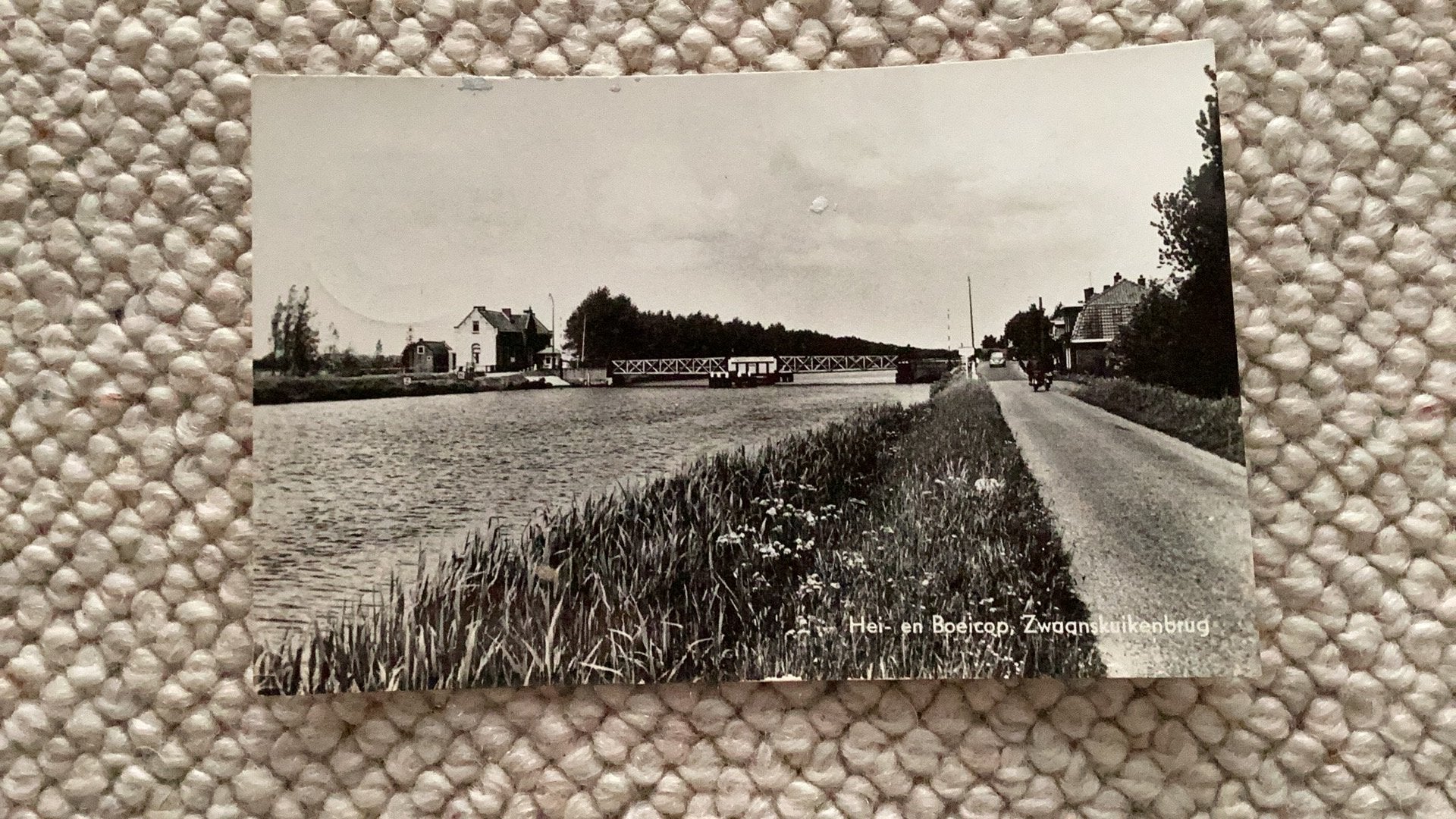 Ansichtkaart Hei- en Boeicop Zwaanskuikenbrug. 935, Ophalen of Verzenden, 1940 tot 1960, Gelopen, Zuid-Holland