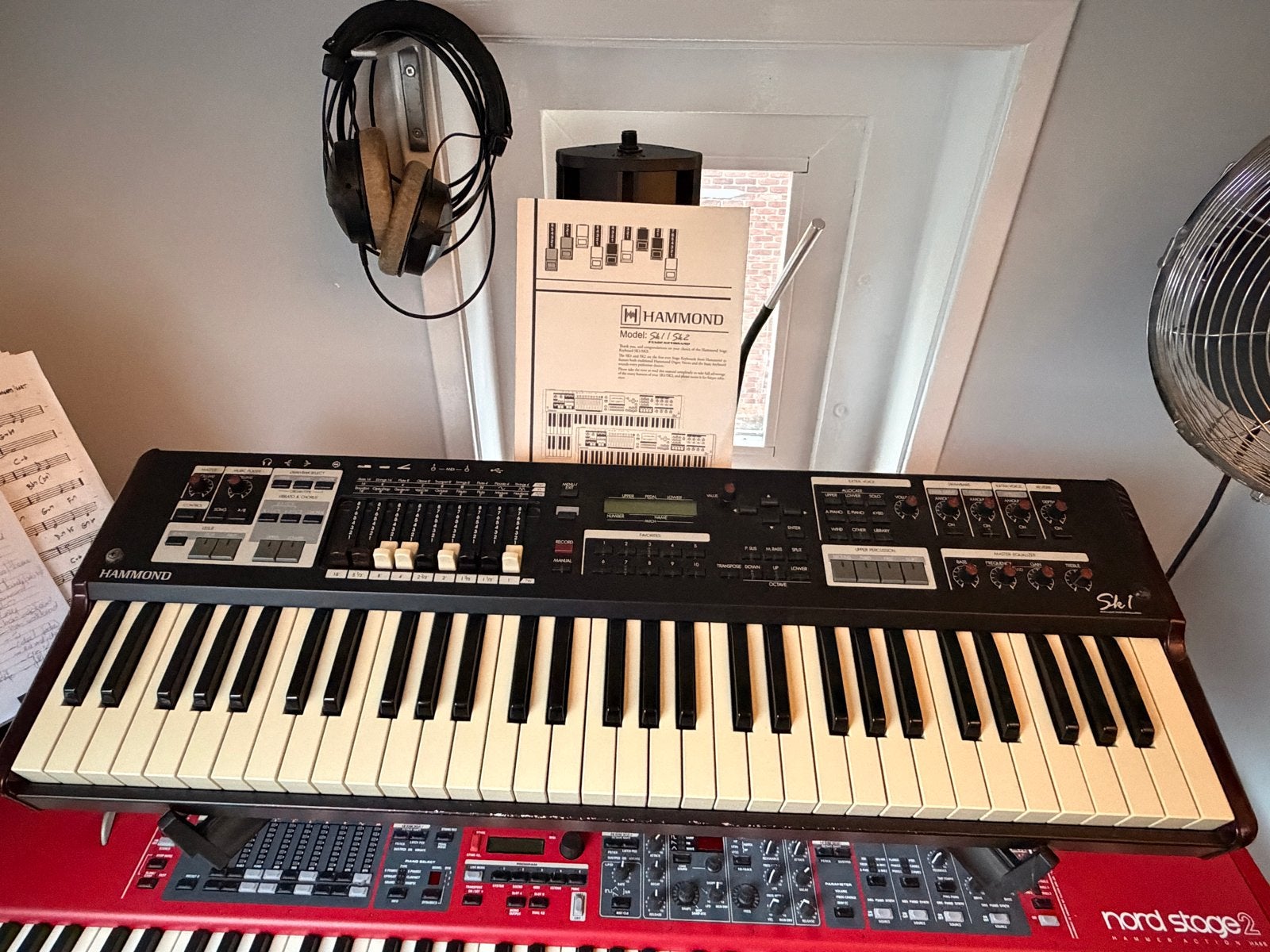 Hammond SK1 Stage Keyboard, Ophalen, Gebruikt, 61 toetsen, Midi-aansluiting