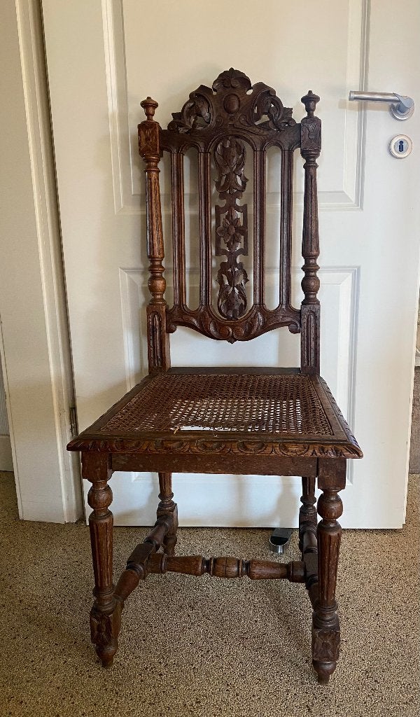 Antieke Neorenaissance stoel 1880 - 1900, Ophalen