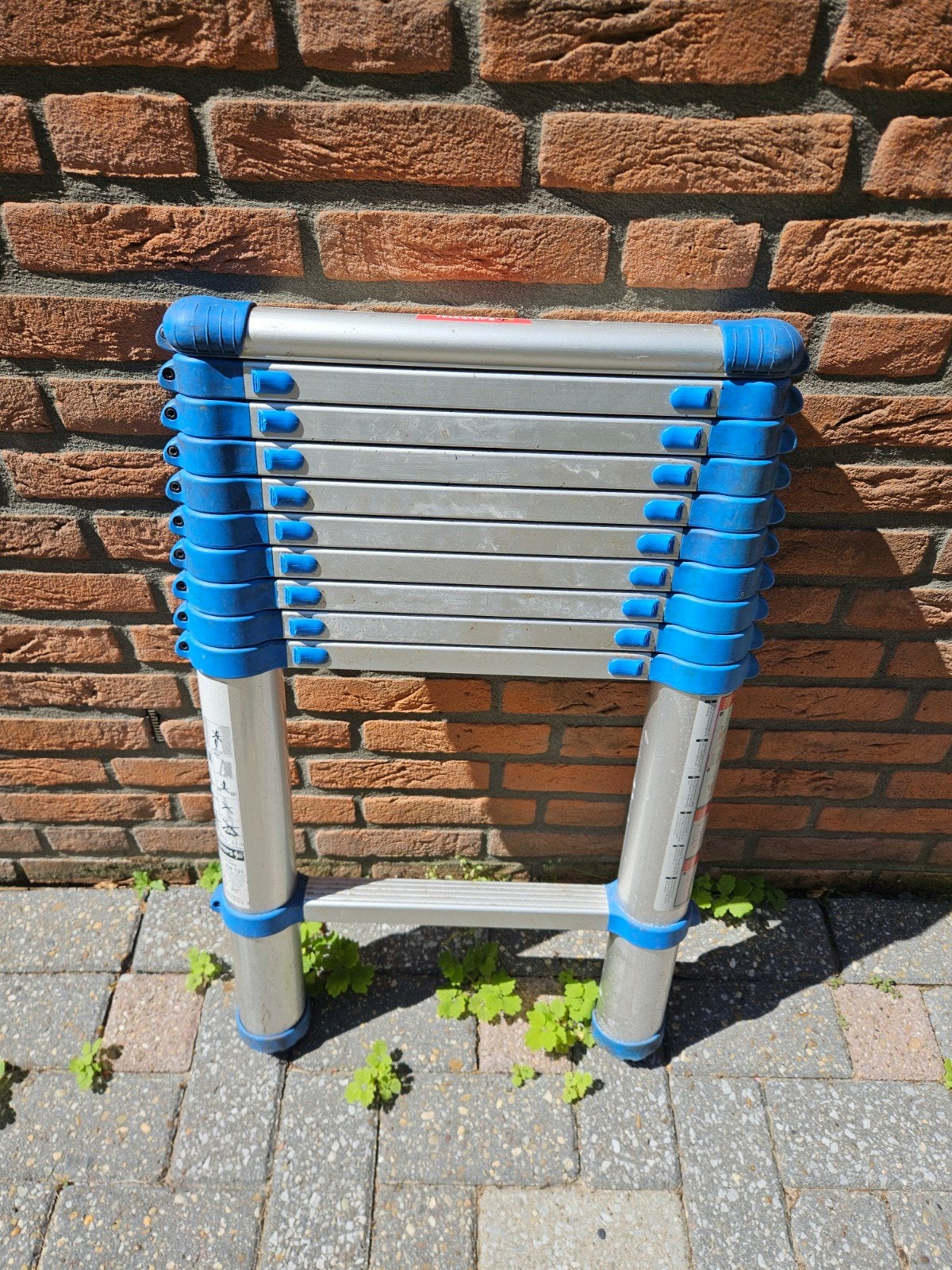 Telesteps Telescopische ladder - 3.3m uitschuifbaar, Ophalen, Gebruikt, Ladder, Opvouwbaar of Inschuifbaar