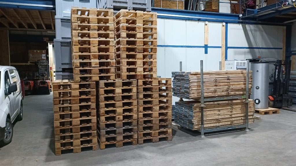 Euro pallets/pallet opzetranden, Ophalen, Zo goed als nieuw, 50 mm of meer, Pallet