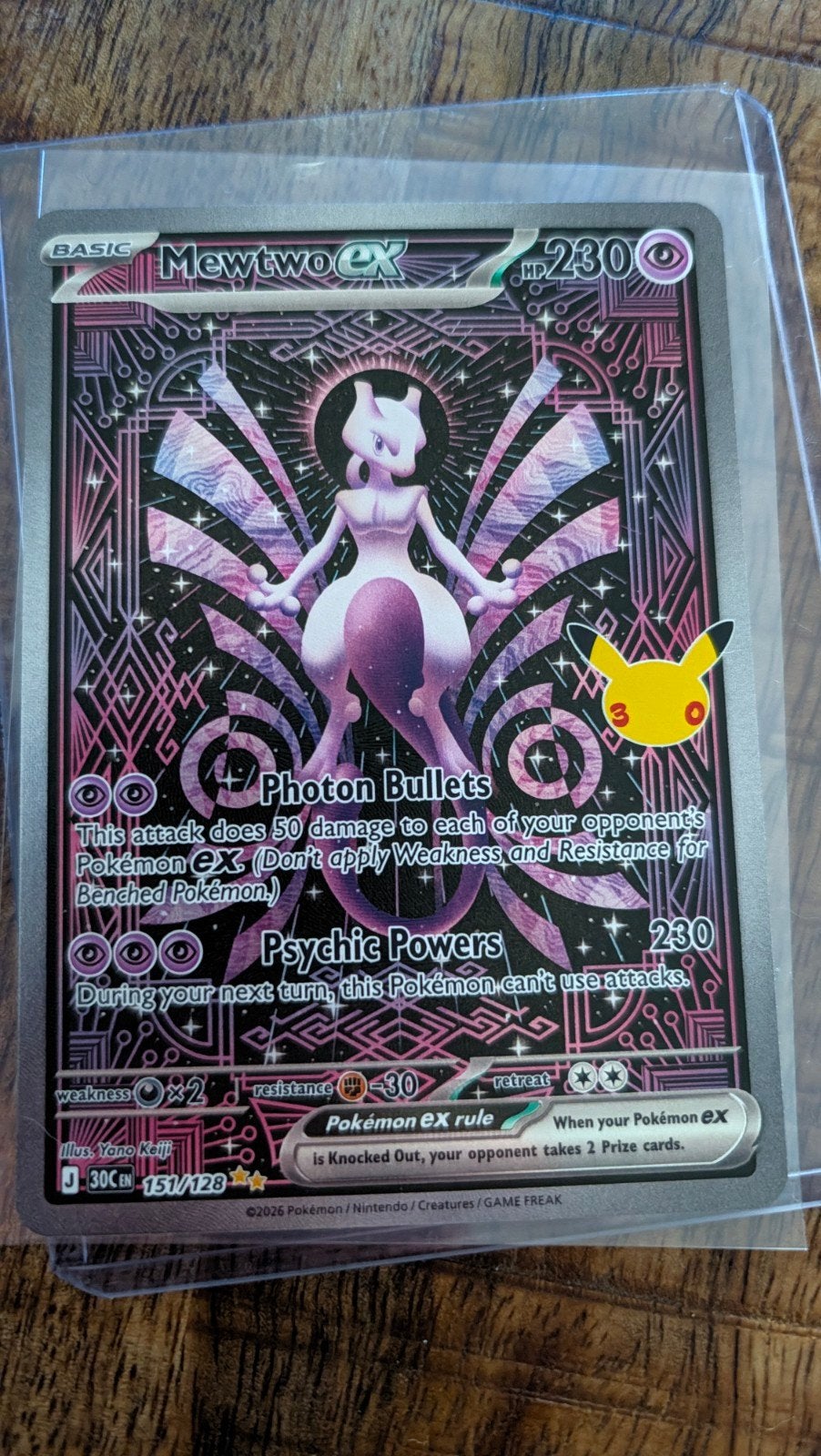 Pokémon Mewtwo SIR 151 30 th - 30th celebration, Hobby en Vrije tijd, Ophalen, Nieuw