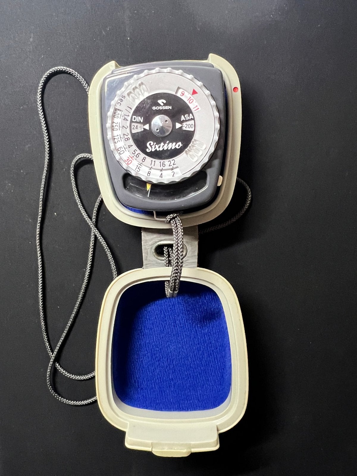 Vintage Gossen Sixtino belichtingsmeter - origineel etui -, Ophalen of Verzenden