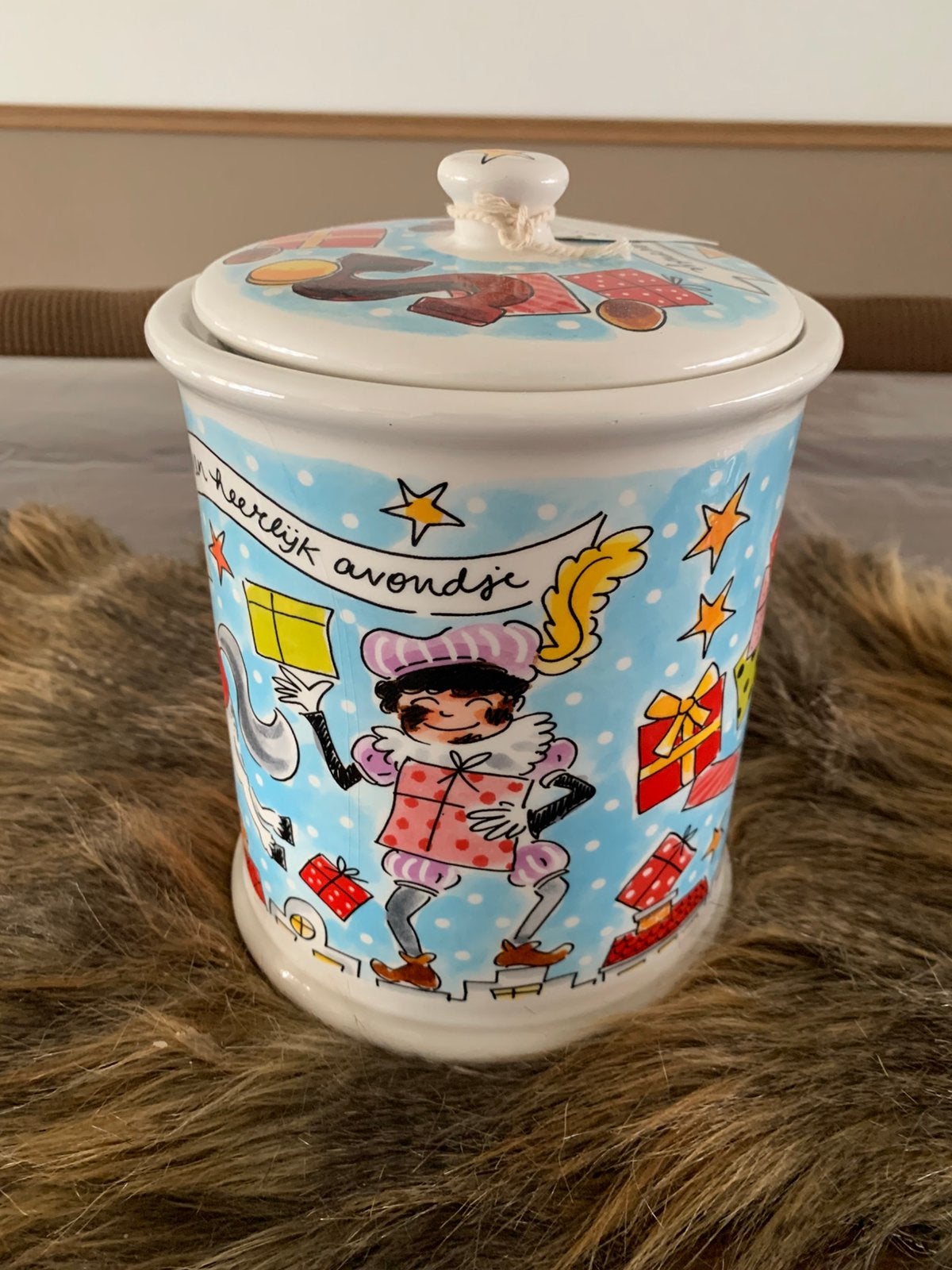 Blond sinterklaas piet pot, Huis en Inrichting, Keuken | Servies, Ophalen, Blond Amsterdam, Overige typen, Zo goed als nieuw