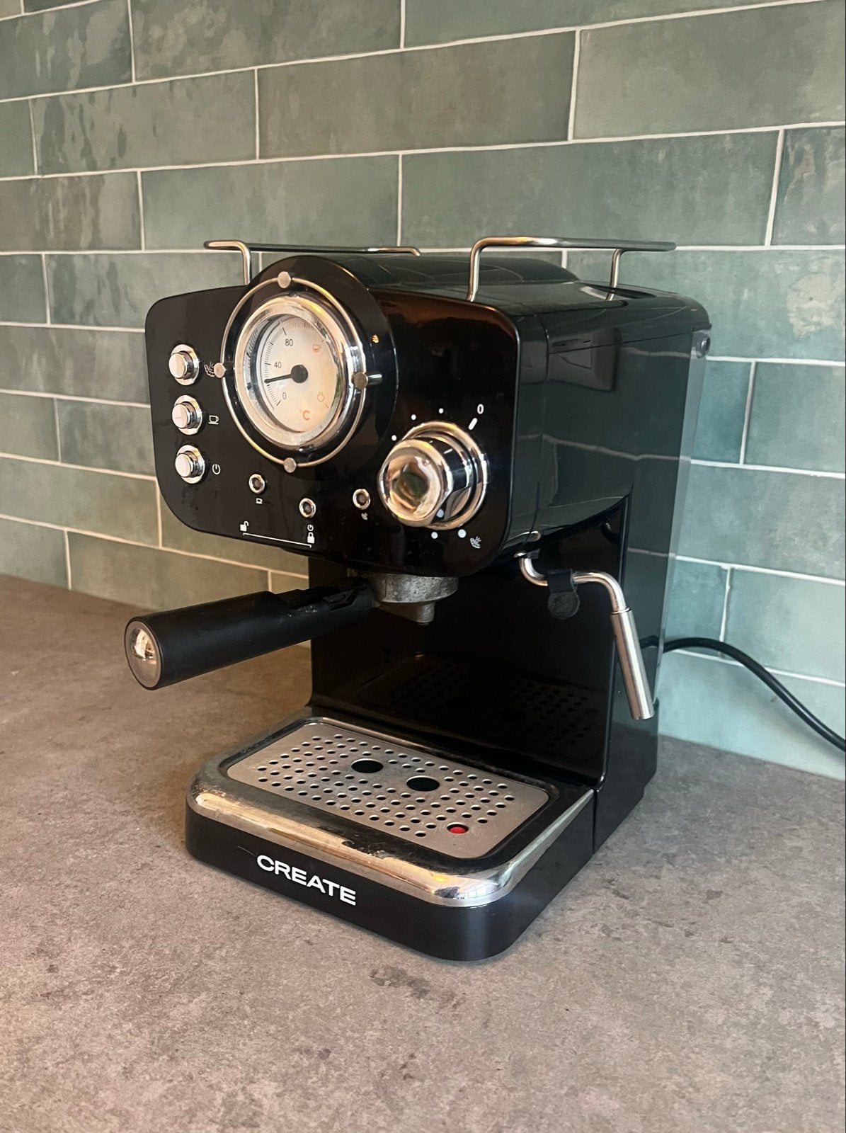 CREATE Espressomachine, Gebruikt, Espresso apparaat, Gemalen koffie, Ophalen