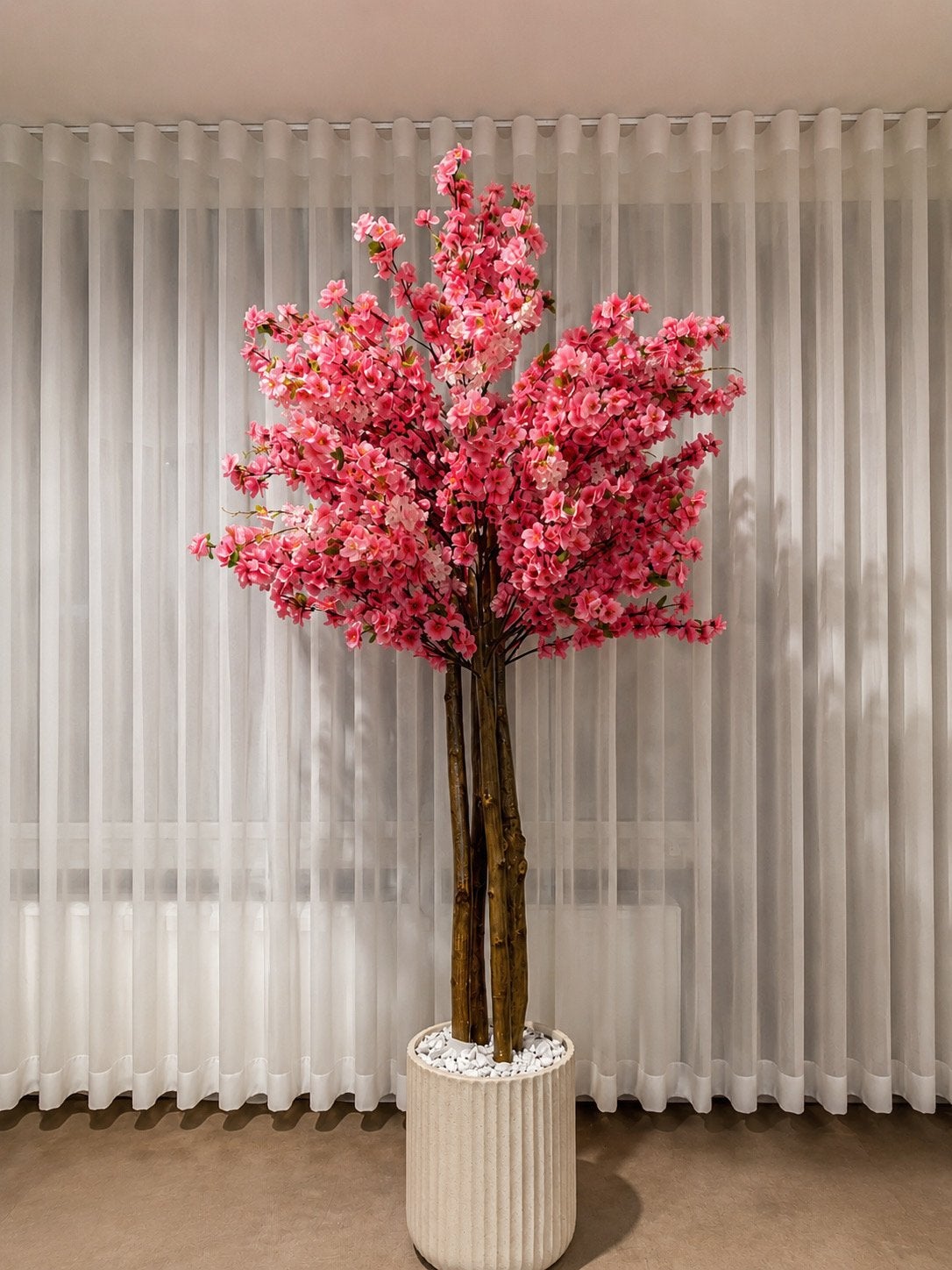 Prachtige kunst kersenbloesem boom - 220 cm hoog, Ophalen, Binnen, Roze, Nieuw