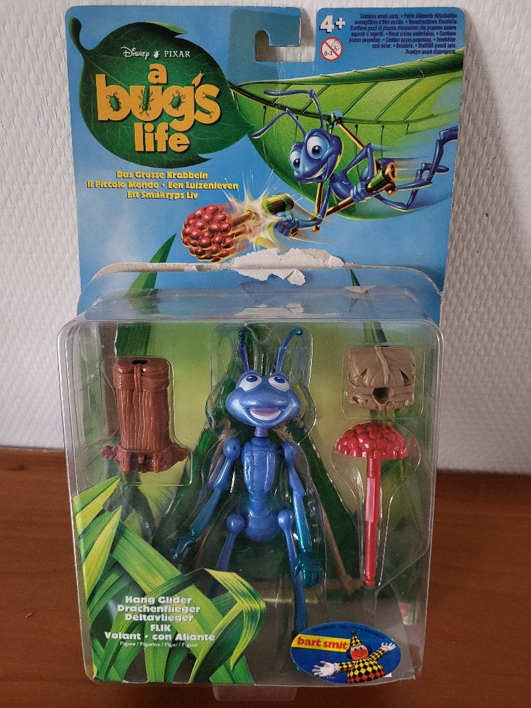 Disney/Pixar Bug's Life - Hang Glider Flik (compleet), Verzamelen, Disney, Zo goed als nieuw, Beeldje of Figuurtje, Overige figuren