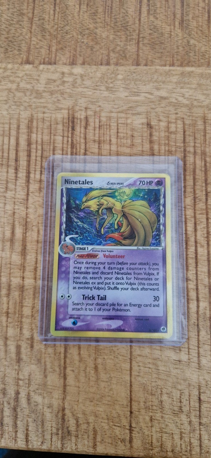 Holo Ninetales - 2006, Ophalen of Verzenden, Zo goed als nieuw, Losse kaart