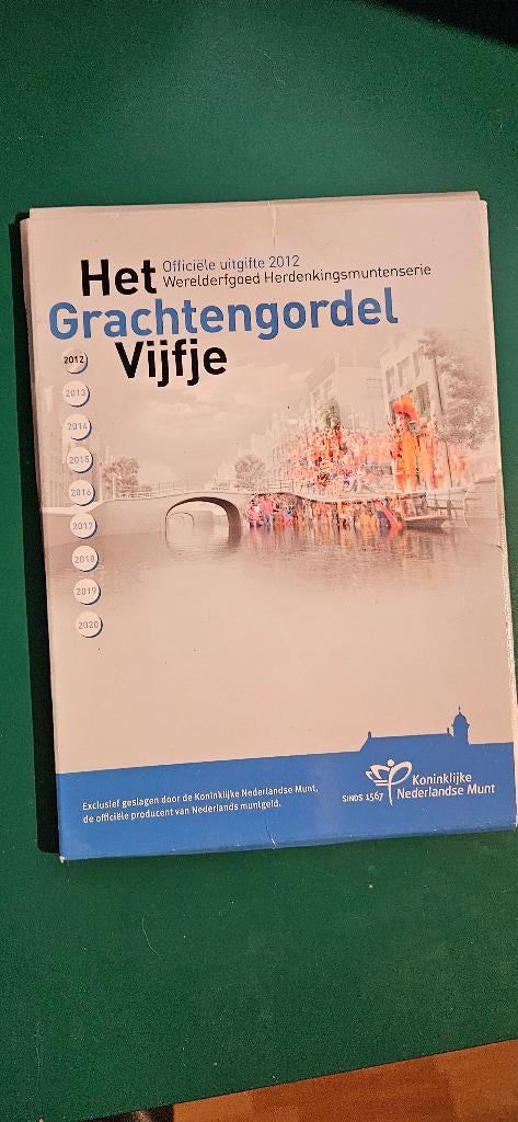 Het Grachtengordel Vijfje, Postzegels en Munten, Munten | Nederland, Setje, Koningin Beatrix, Zilver, Euro's