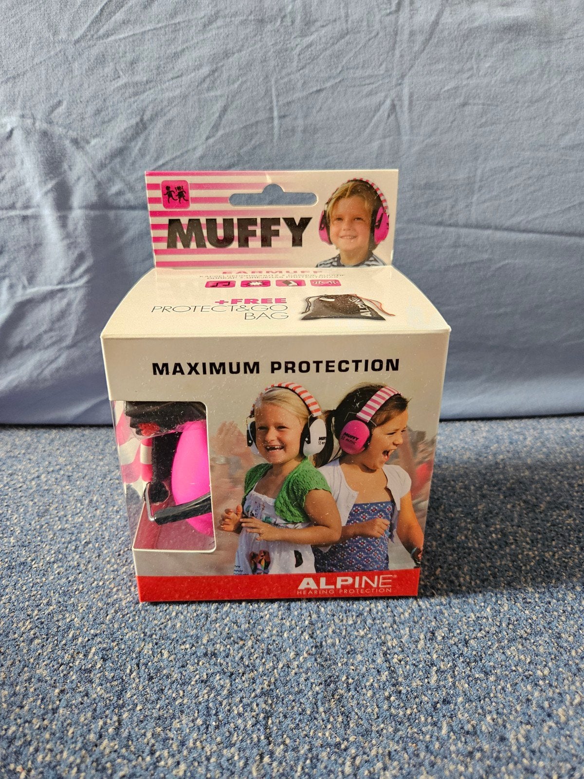 Roze Alpine Muffy gehoorbescherming voor kinderen, Ophalen of Verzenden, Zo goed als nieuw