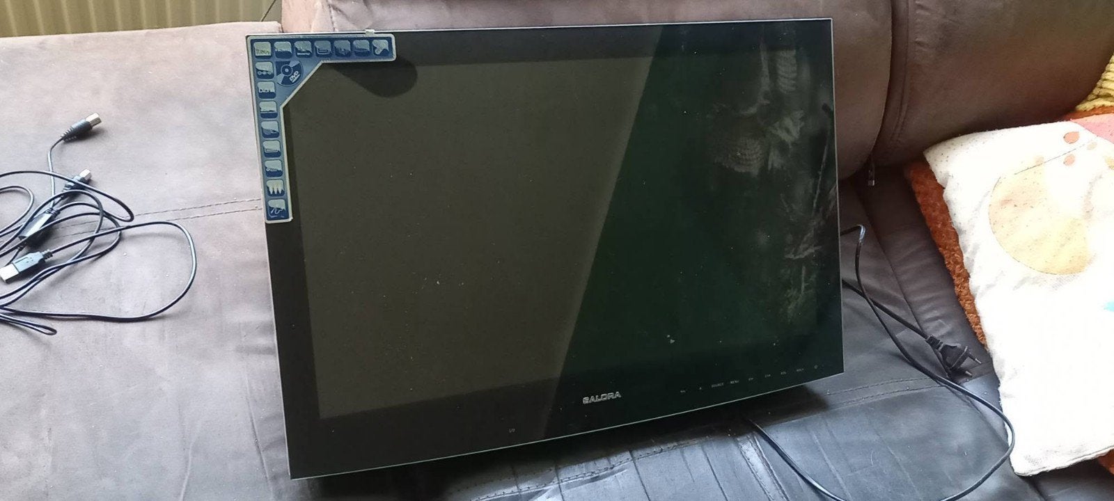 salora televisie met ingebouwde dvd speler, Gebruikt, 50 Hz, 40 tot 60 cm, Ophalen