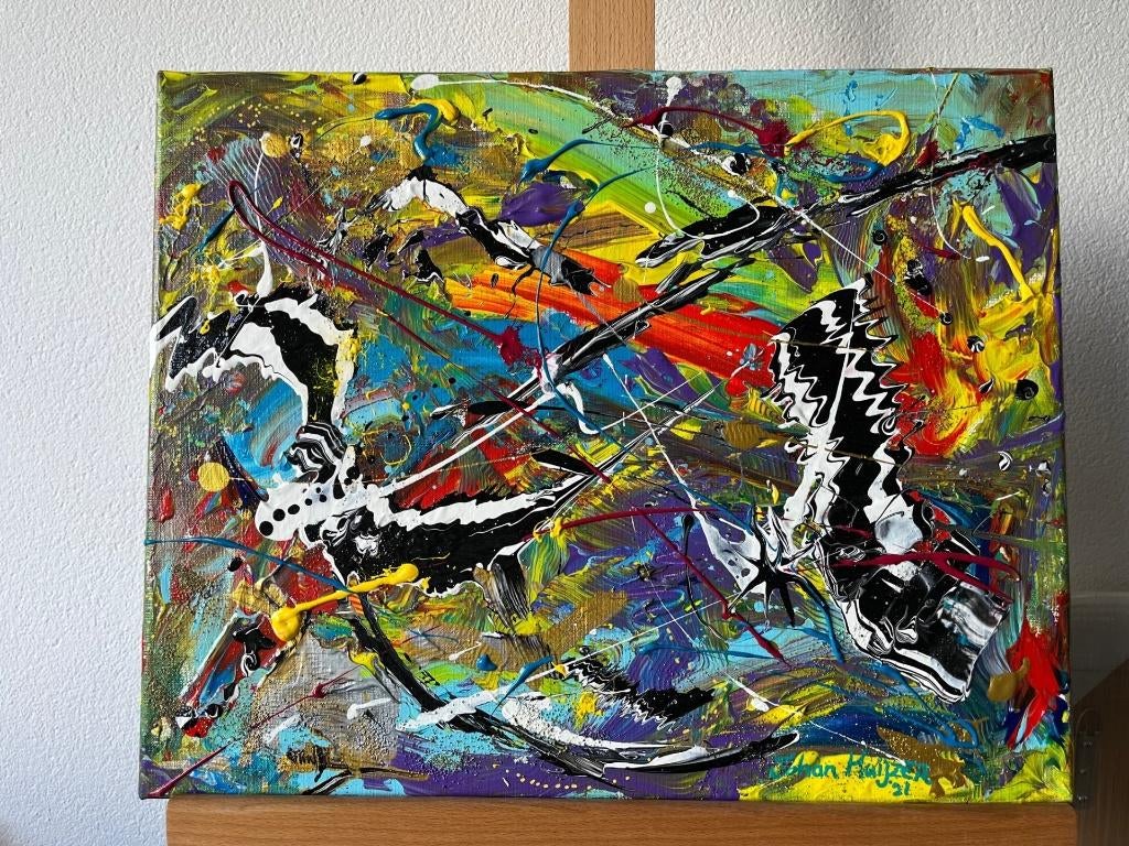 Johan Huijzer, abstract When you find out what color means, Ophalen