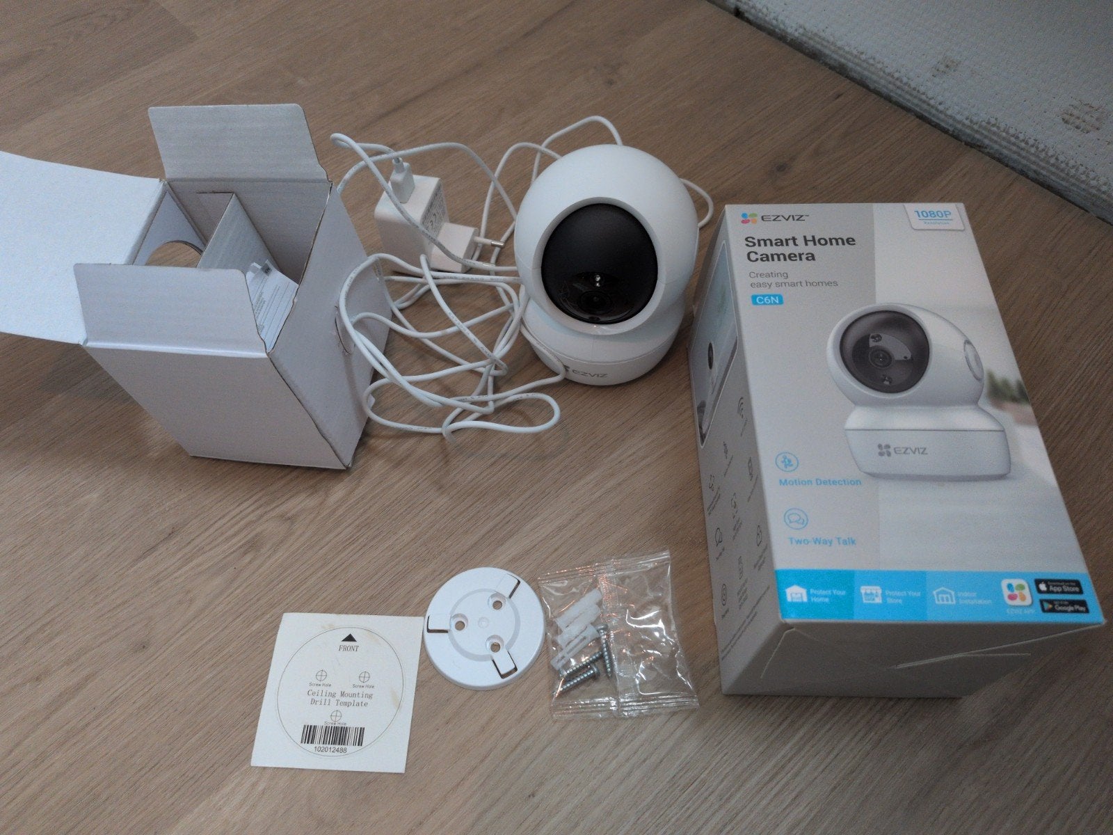 Exviz Smart Home Camera C6N, Ophalen of Verzenden, Zo goed als nieuw, Binnencamera