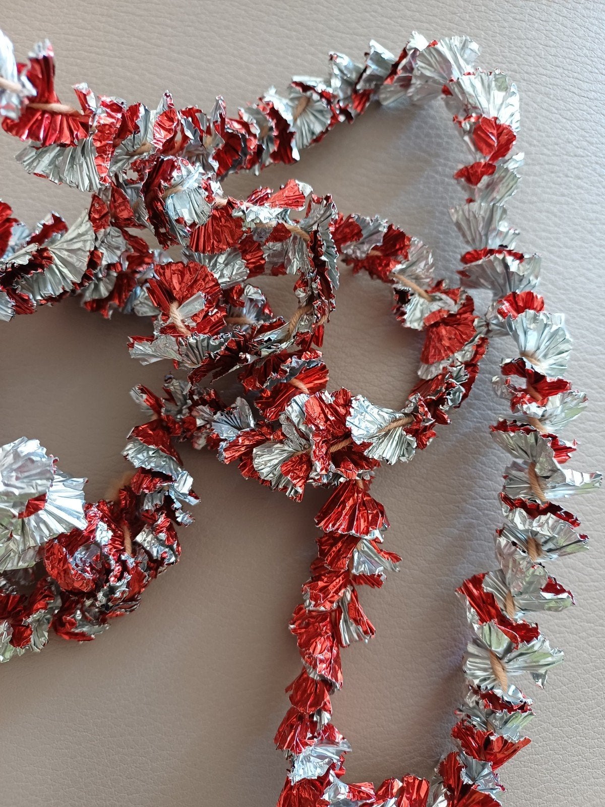 Oude kerstslinger folie, zeldzaam, Diversen, Kerst, Ophalen of Verzenden