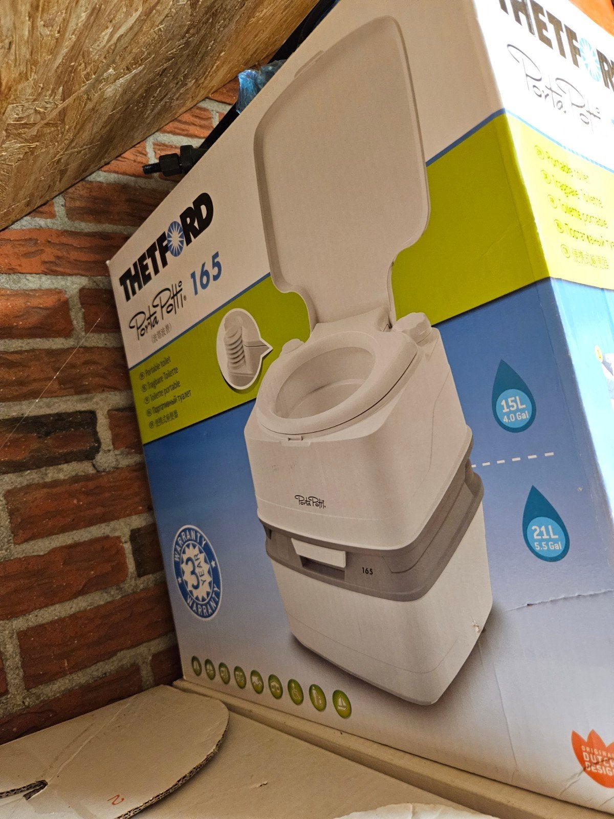 Thetford Porta Potti 165 - Nieuw in doos, Caravans en Kamperen, Ophalen of Verzenden, Nieuw
