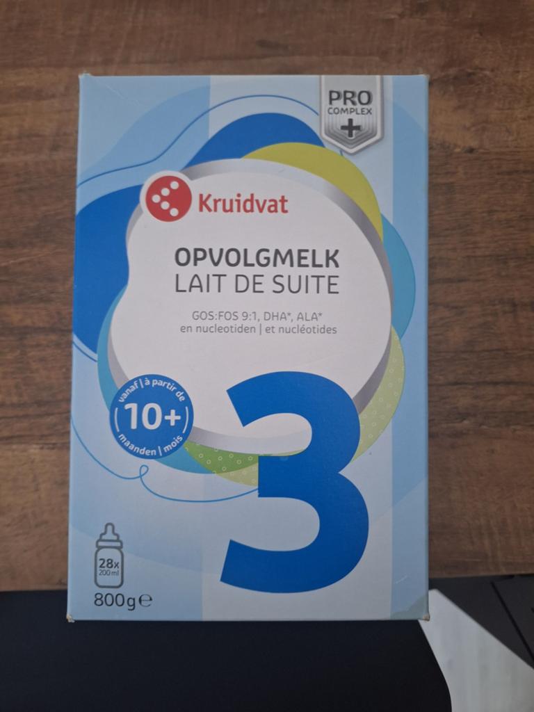 Halve pak Kruidvat opvolgmelk nr3, Ophalen, Nieuw, Overige typen