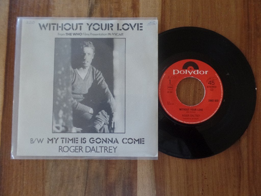 single  Roger Daltrey - Without Your Love, Ophalen of Verzenden, Gebruikt, 7 inch, Rock en Metal