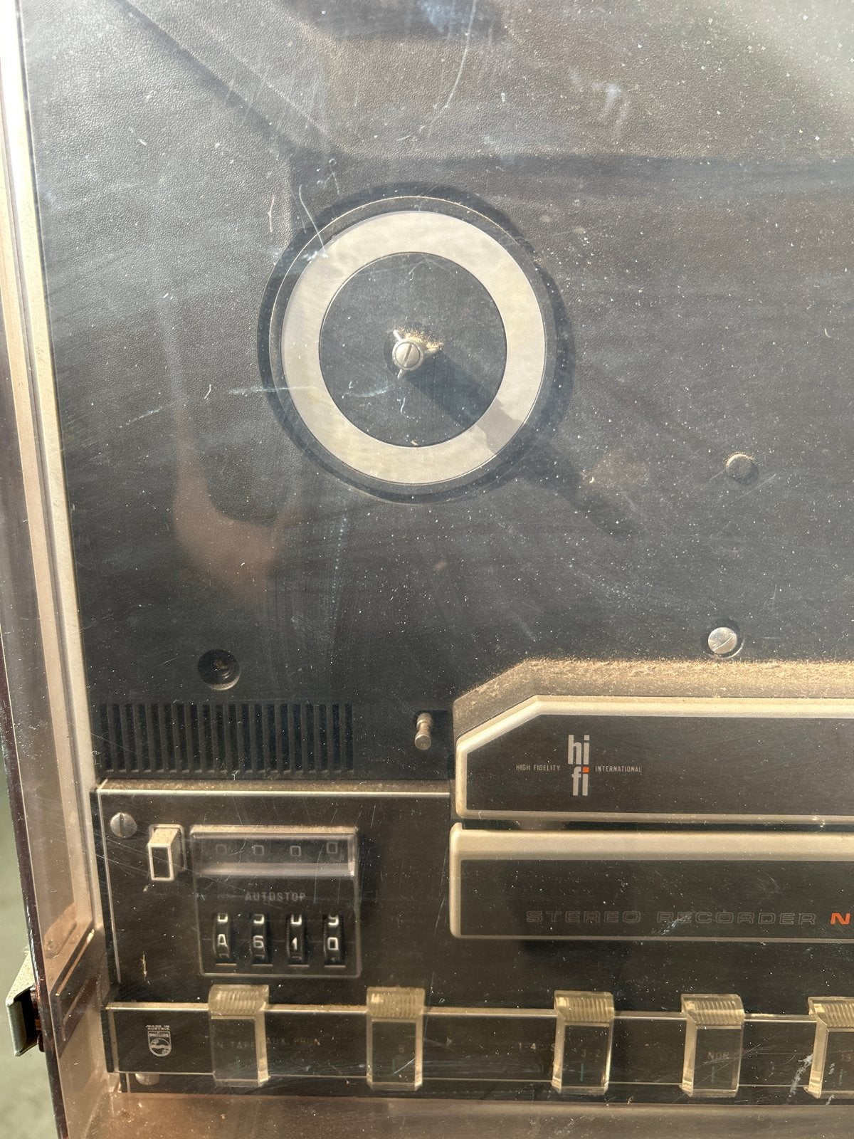 Philips N4510 Stereobandrecorder met stofkap, Audio, Tv en Foto, Bandrecorders, Ophalen of Verzenden, Bandrecorder, Met stofkap