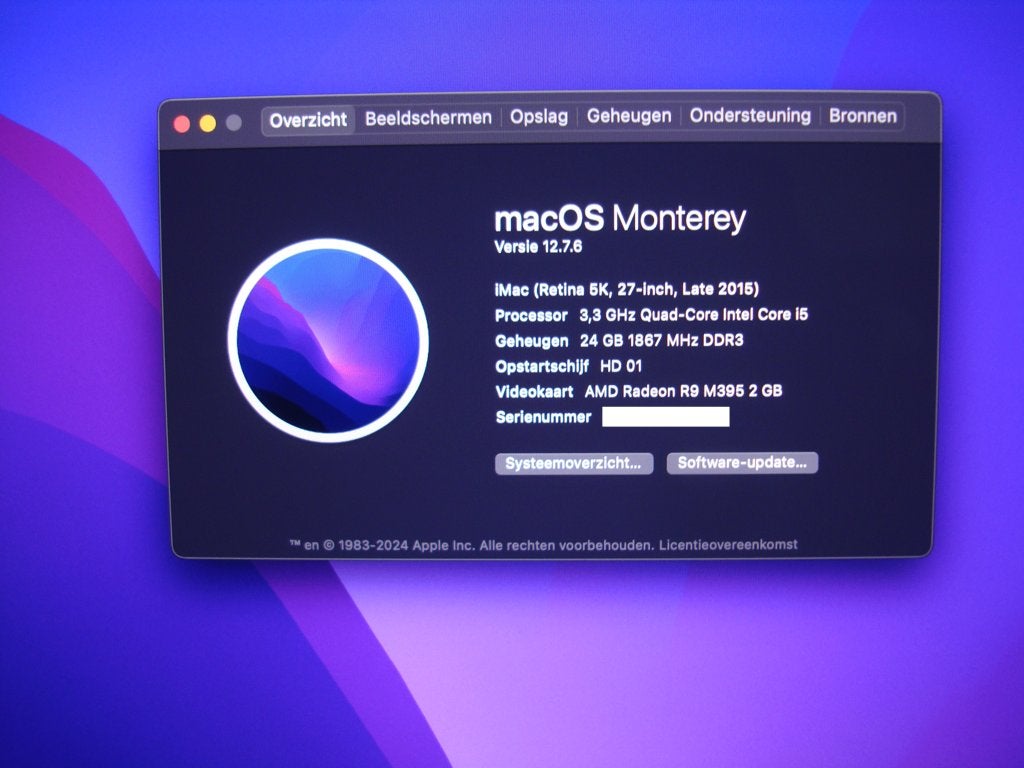 Apple iMac 27  5K late 2015, Computers en Software, Ophalen, Gebruikt, SSD, IMac