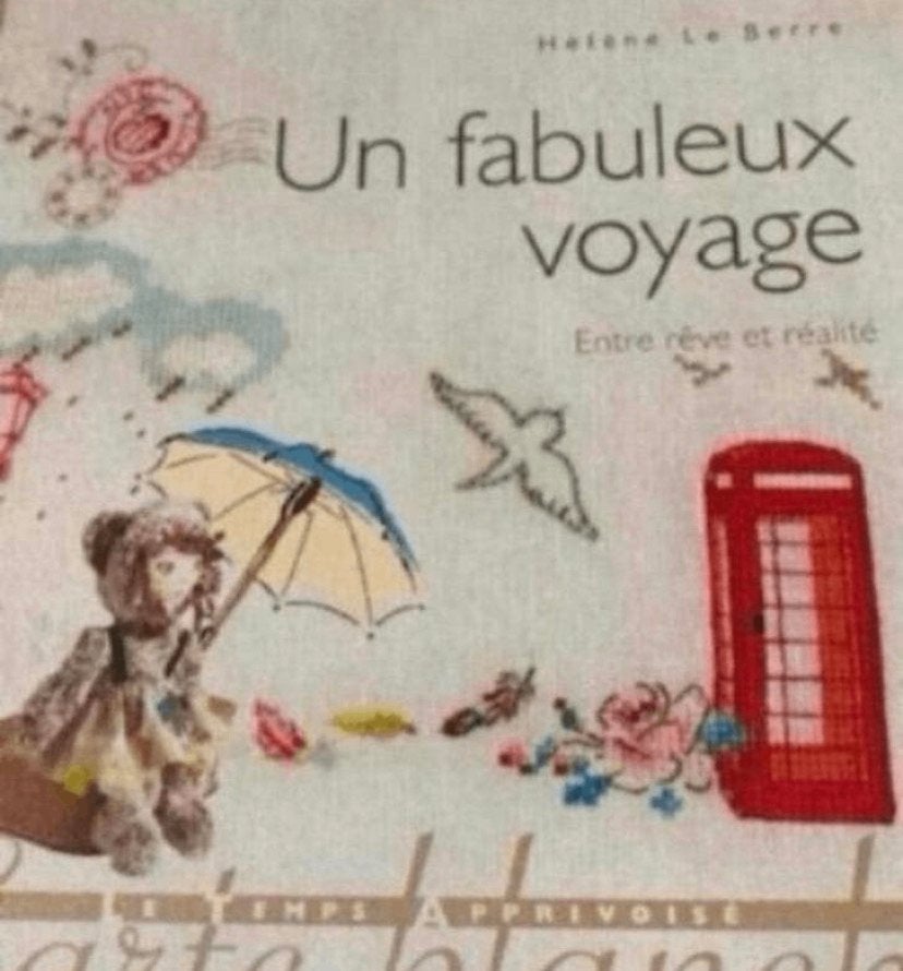 BORDUURBOEK UN FABULEUX VOYAGE Hélène Le Berre, Verzenden, Nieuw, Handborduren, Patroon