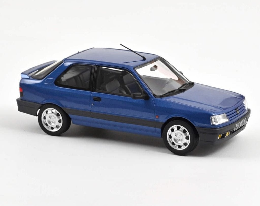Peugeot 309 GTi 16 1991 Blauw schaal 1/18 NOREV ref. 184881, Verzenden, Nieuw, Auto, Norev