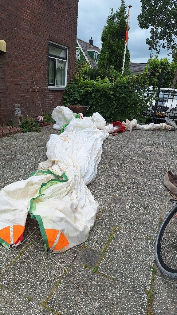 enorm zeil voor zeilboot, Ophalen of Verzenden, Gebruikt, 6 meter of meer, Minder dan 15 m²