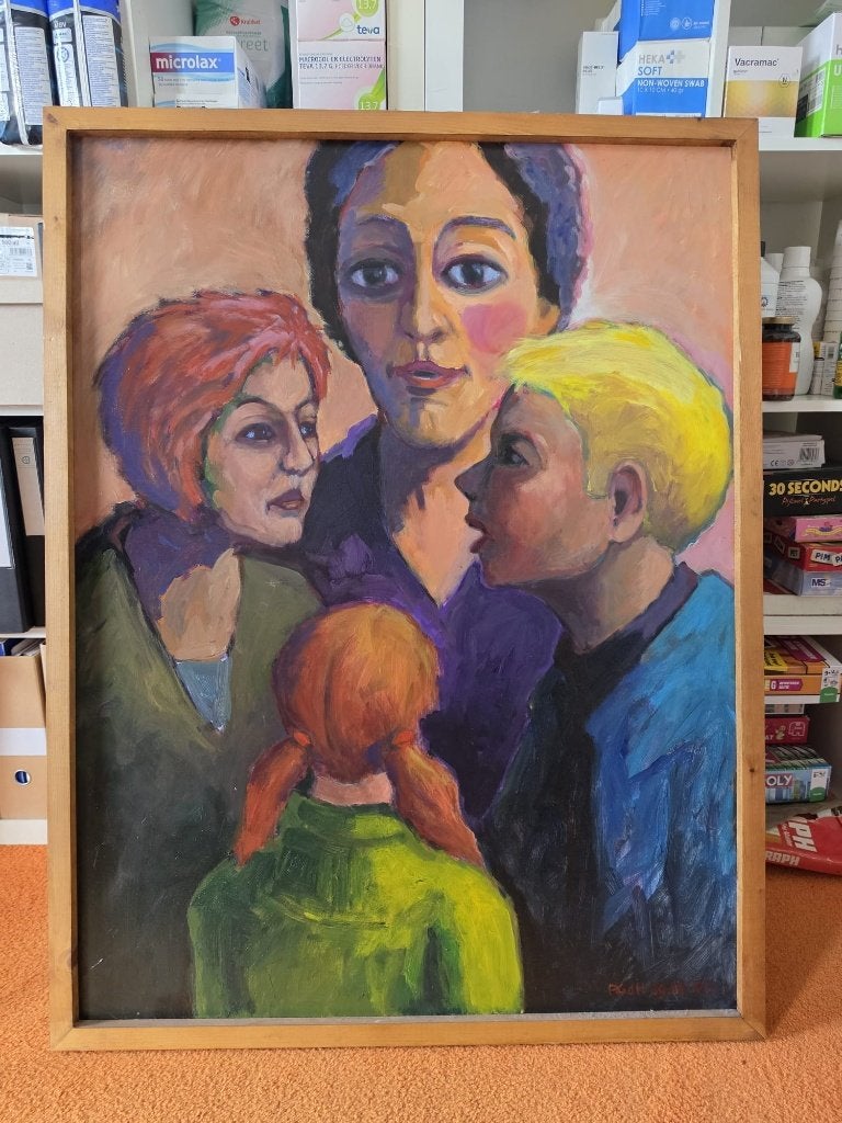 Schilderijen (studiemateriaal op MDF, Ophalen, Gebruikt, Schilderij, 75 tot 100 cm