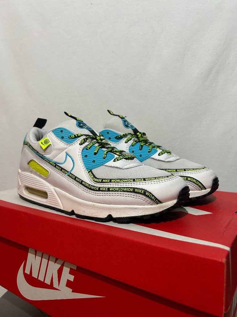 Maat 42,5 - Nike Air Max 90 SE Worldwide White, Verzenden, Wit, Nike, Nike