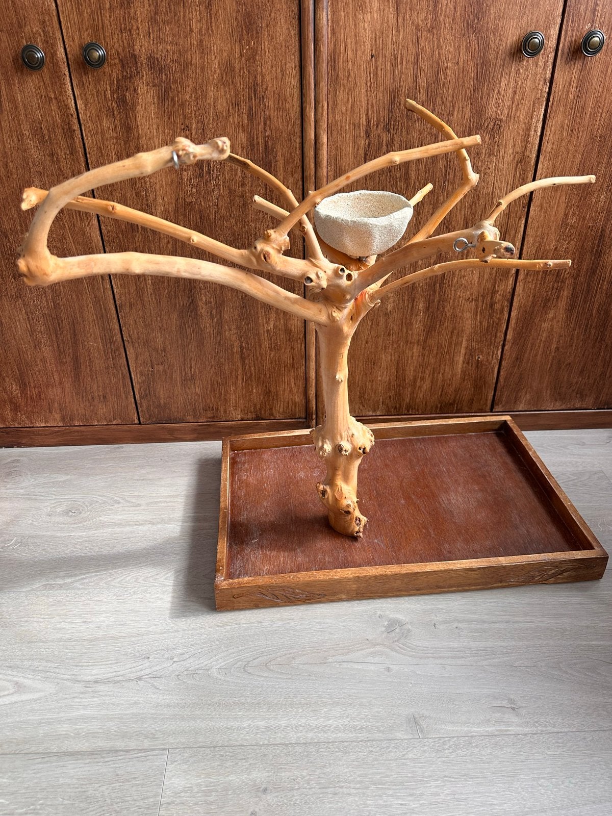 mooie vogel standaard/boom, Ophalen of Verzenden, Hout, Vogelkooi