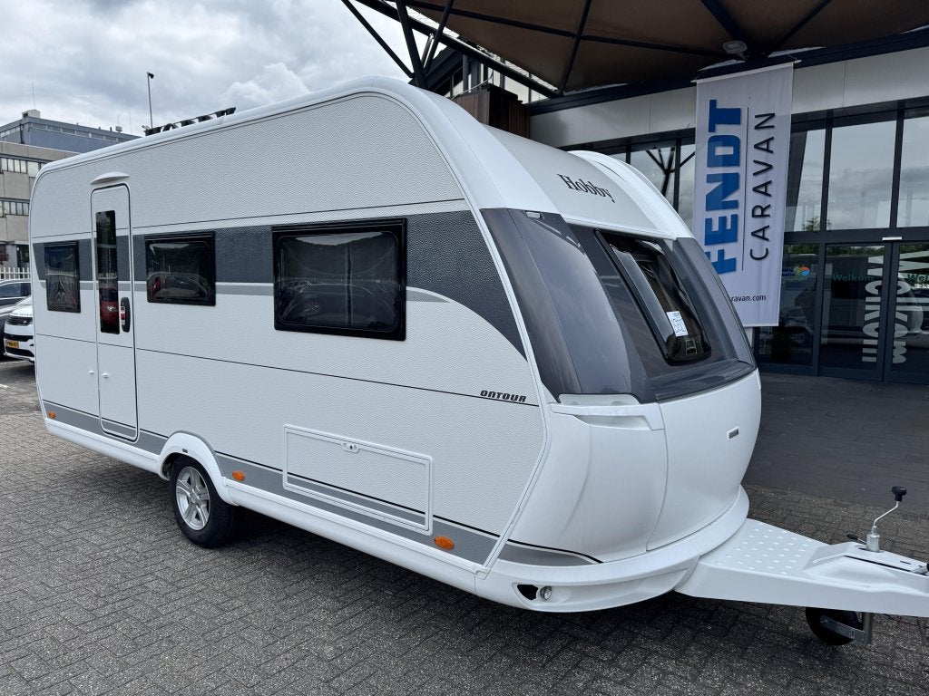 Hobby On Tour 460 DL 2026 GRATIS EXTRA'S t.w.v. E2350,-!!!!, Caravans en Kamperen, Hobby, Bedrijf, Treinzit, 4 tot 5 meter