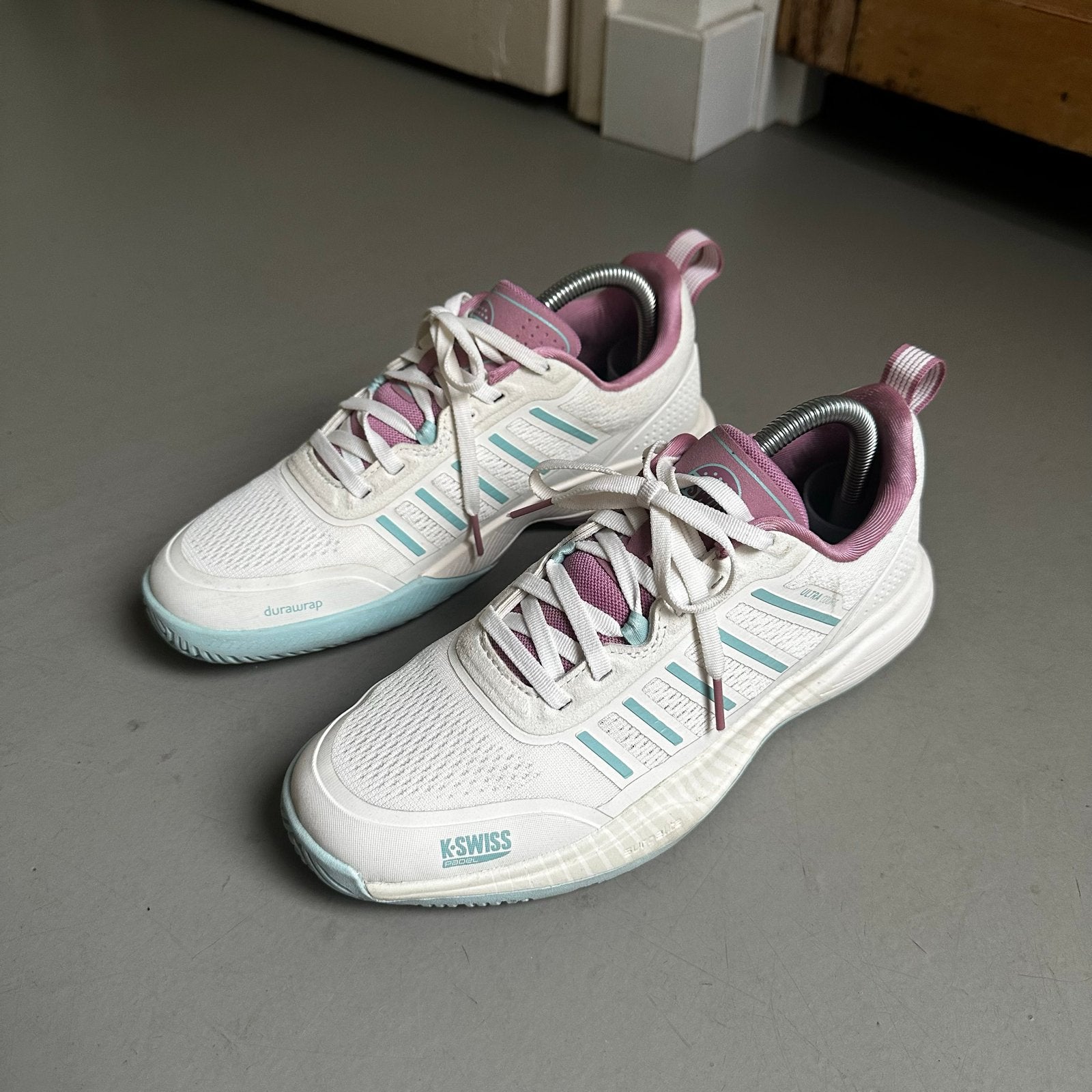 K-Swiss Ultra Court Padel Damesschoen Maat 40, Ophalen of Verzenden, Gedragen, Wit, Sportschoenen