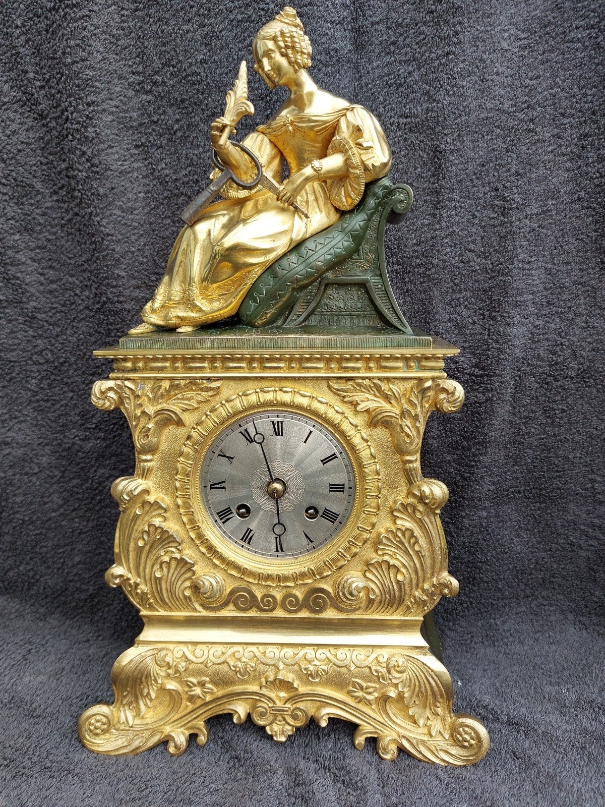 France bronzen pendule, Ophalen of Verzenden