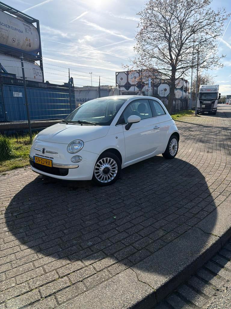 Fiat 500 1.2 C 2008 Wit, Auto's, Fiat, Voorwielaandrijving, 1242 cc, 4 cilinders, 840 kg