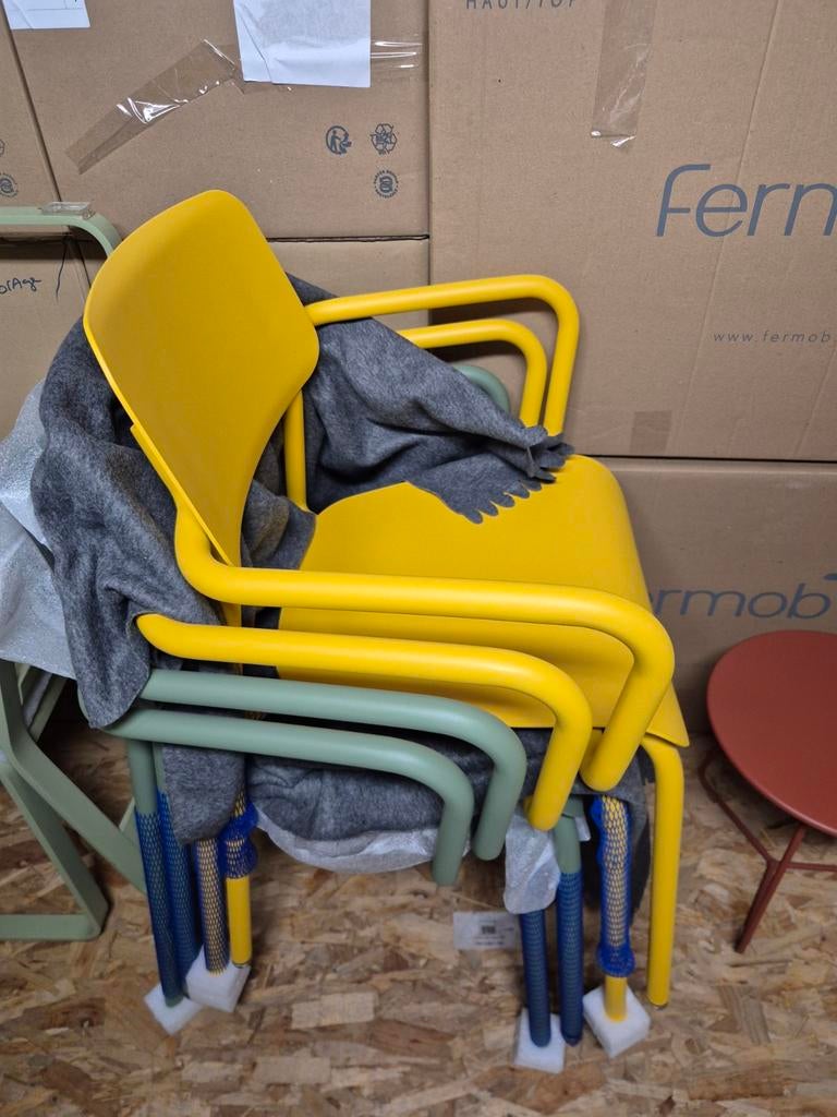 Fermob studie armstoelen cactus en miel nieuw, Tuin en Terras, Tuintafels, Ophalen of Verzenden, Nieuw, Aluminium