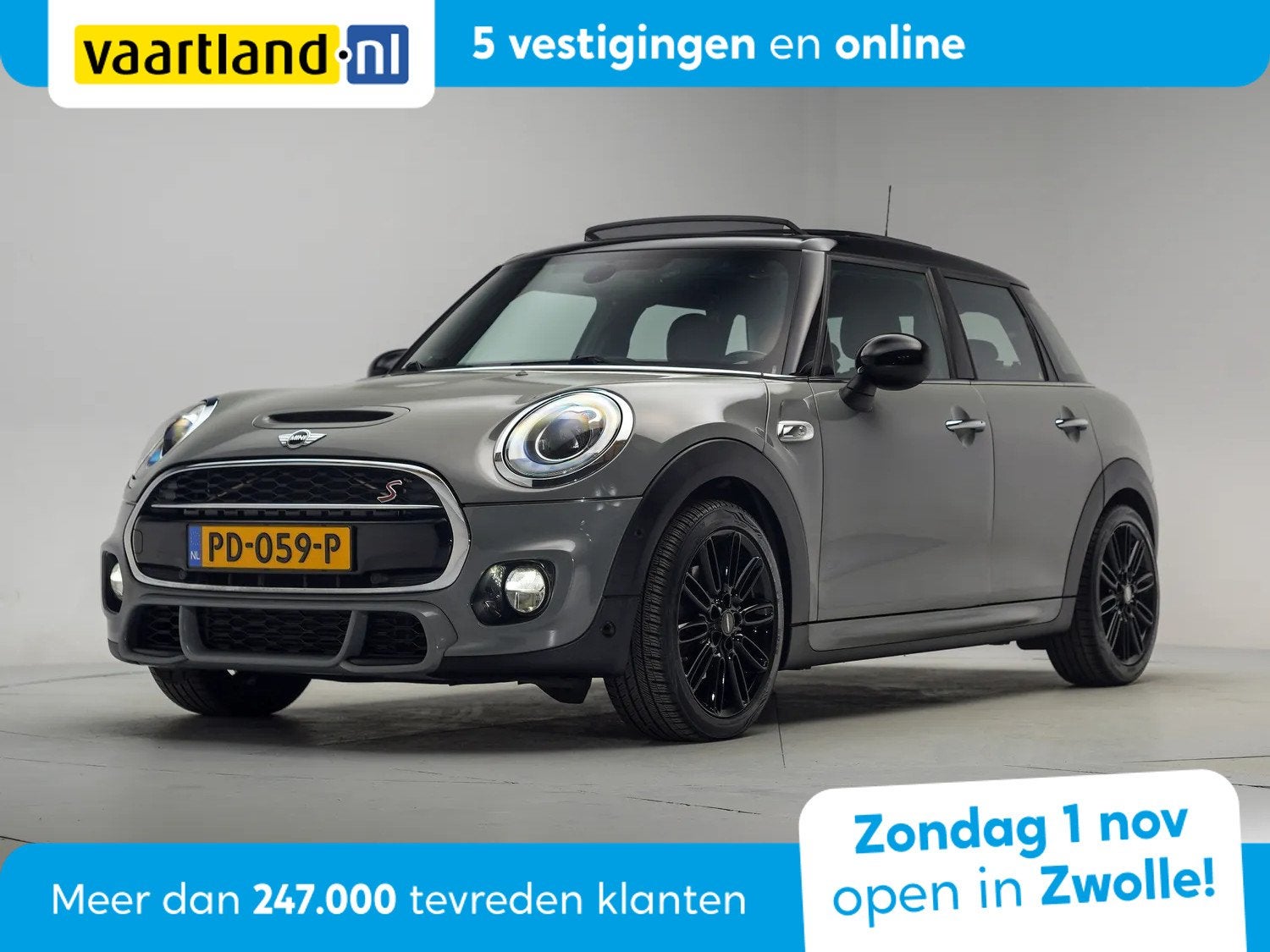 MINI Cooper S 2.0 Cooper S JCW 192pk Aut. [ Panoramadak H/K, Auto's, Automaat, 1998 cc, Gebruikt, Bedrijf