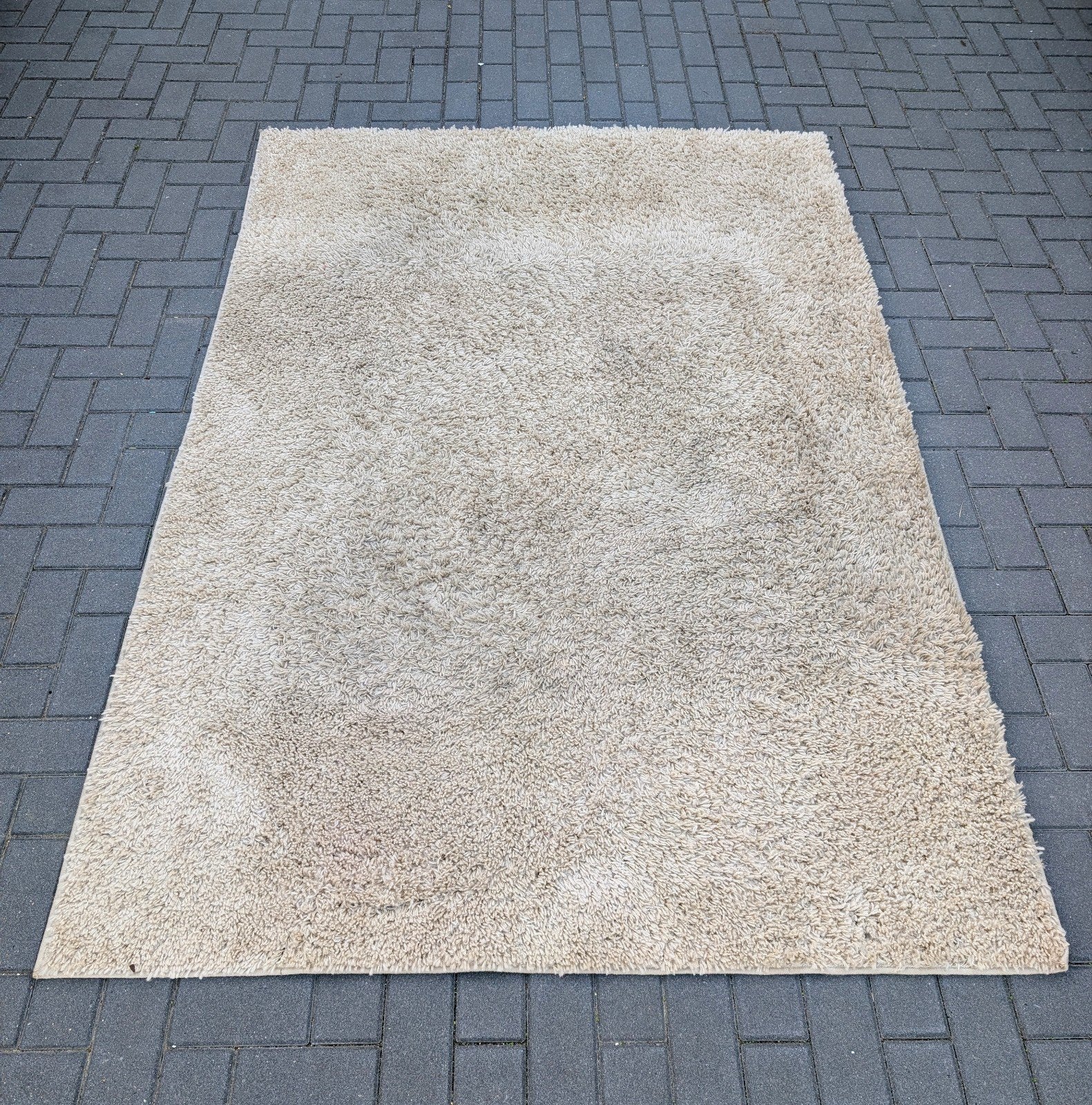 FRAAI Vloerkleed Beige 160x230 cm - In nette staat, Ophalen, Beige, 150 tot 200 cm, 200 cm of meer