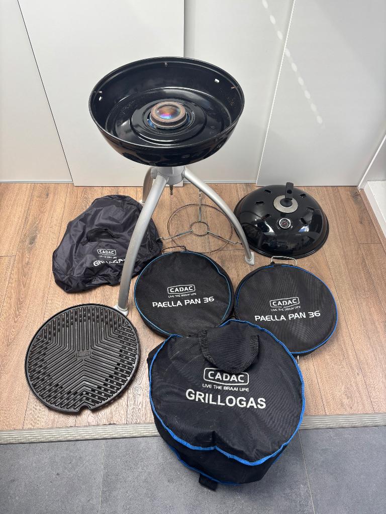Cadac skottelbraai, Ophalen, Gebruikt, Cadac